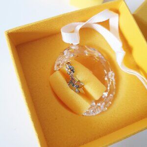 Swarovski Crystal Holiday Ornament Magic Moon Star 2024 White 5686616